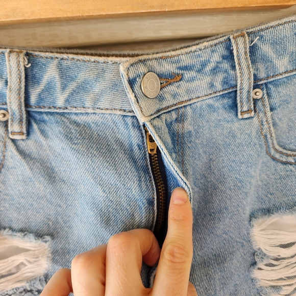 Pacsun high rise festival denim shorts size 28 - Picture 7 of 11